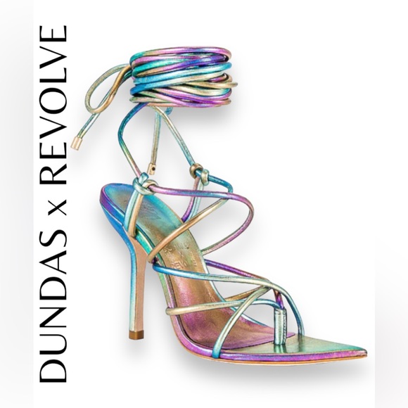 DUNDAS Shoes - Comes with Original Box Iggy Heel in Multi
DUNDAS x REVOLVE, 7.5